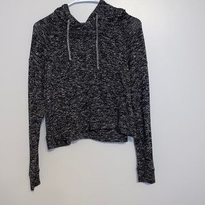 Black and gray hoodie from live love dream size small